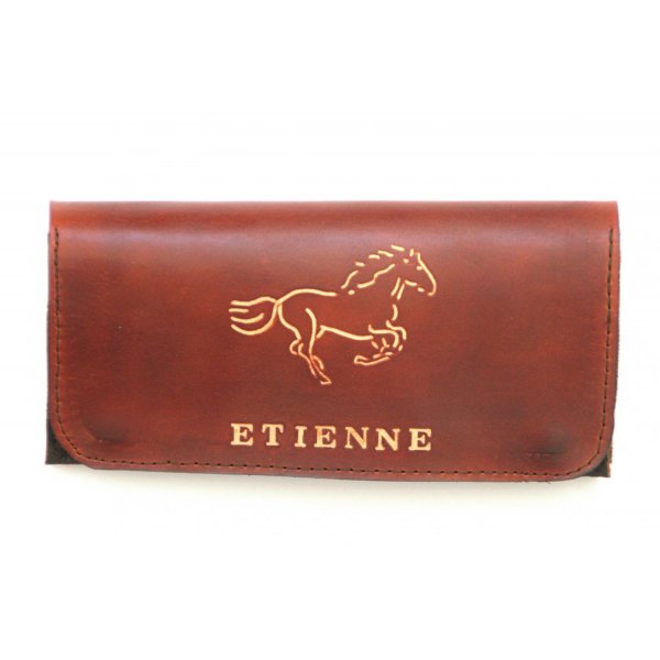 Aanpasbaar leren tabakszakje