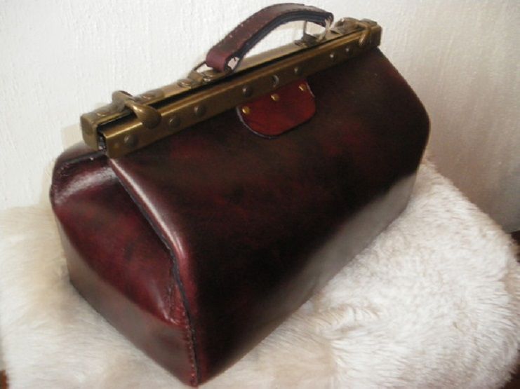 handgemaakte vintage reistas